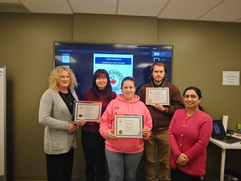 Food safety certificate Focus college 2026